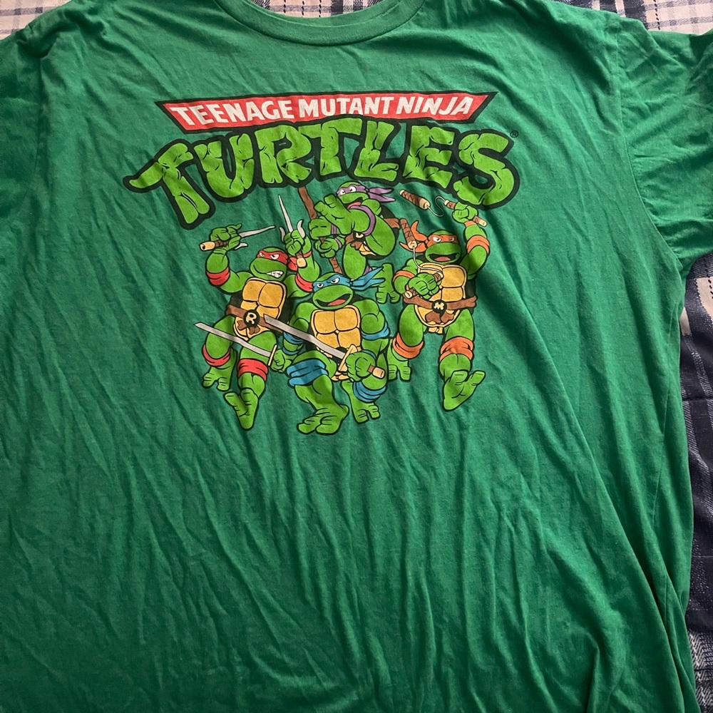 Nickelodeon Green Turtle Logo Tee